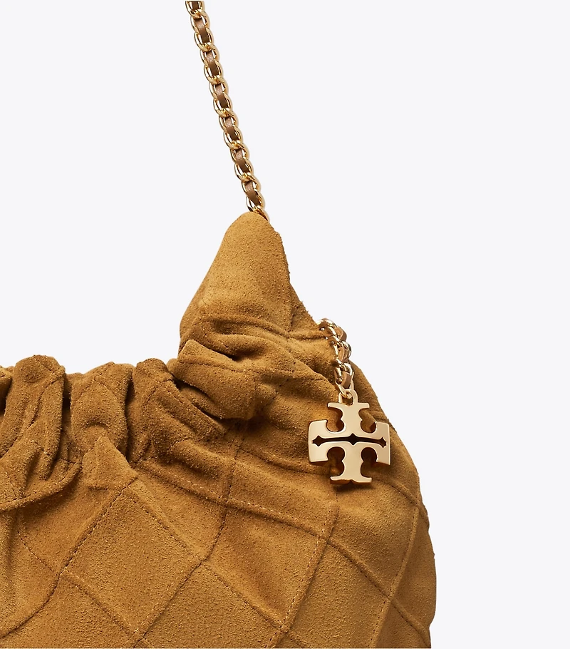 Mini Fleming Soft Suede Hobo Bag