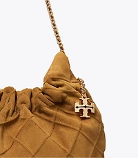 Mini Fleming Soft Suede Hobo Bag