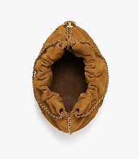 Mini Fleming Soft Suede Hobo Bag