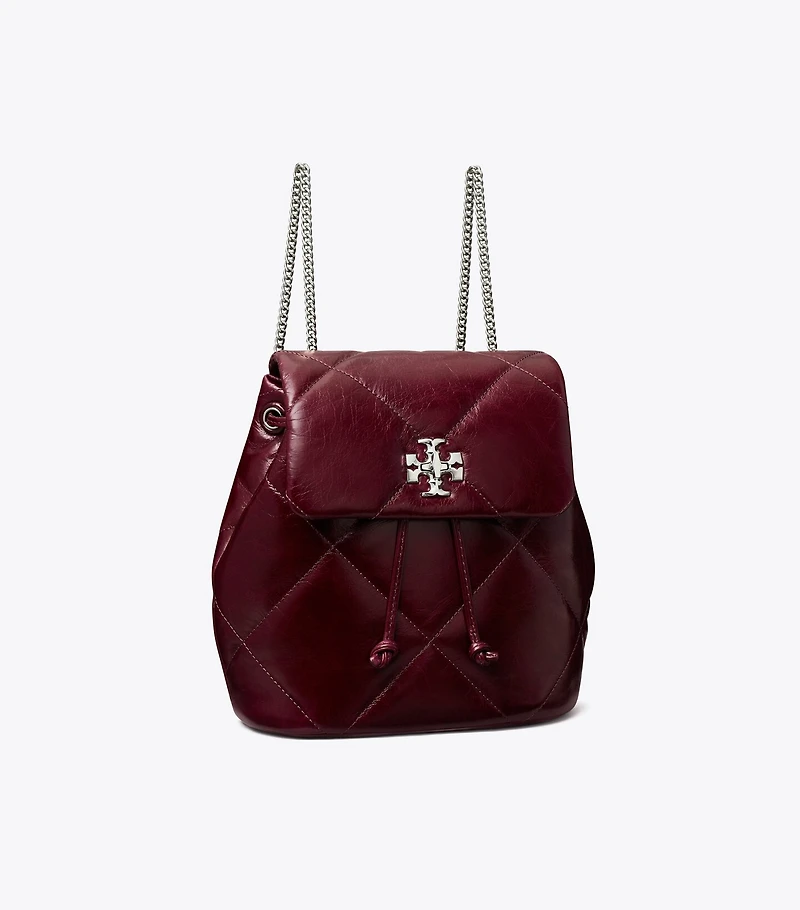 Mini Kira Diamond Quilt Distressed Backpack