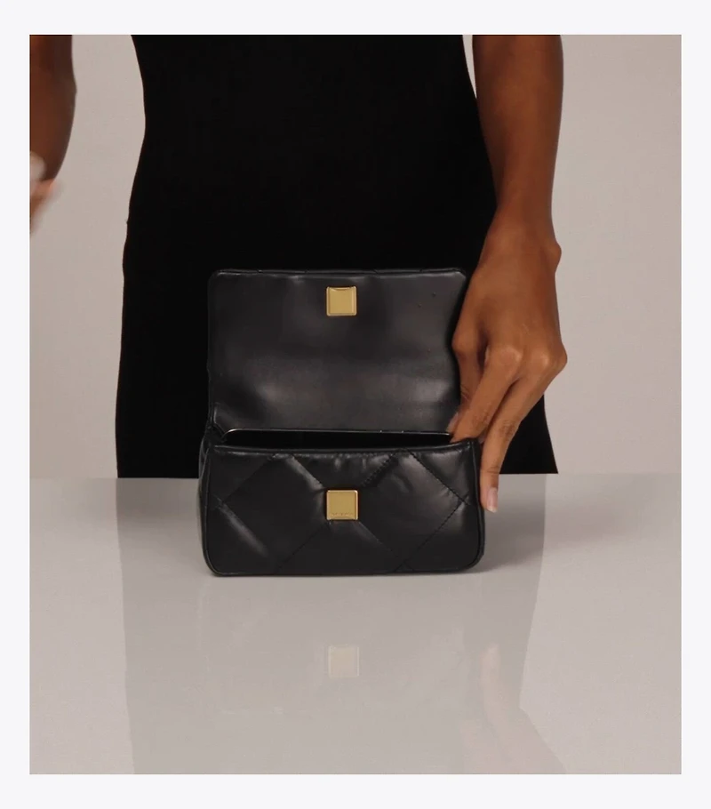 Mini Kira Diamond Quilt Flap Bag
