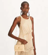 Mini Kira Diamond Quilt Top-Handle Crossbody