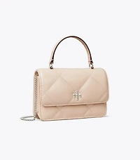 Mini Kira Diamond Quilt Top-Handle Crossbody