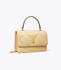 Mini Kira Diamond Quilt Top-Handle Crossbody