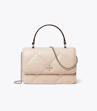 Mini Kira Diamond Quilt Top-Handle Crossbody