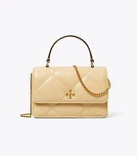 Mini Kira Diamond Quilt Top-Handle Crossbody