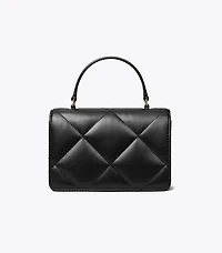 Mini Kira Diamond Quilt Top-Handle Crossbody