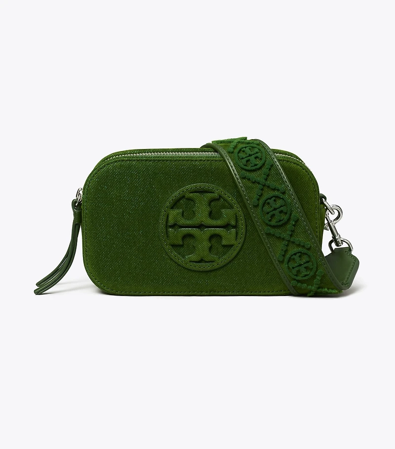 Mini Miller Flocked Crossbody Bag