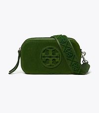 Mini Miller Flocked Crossbody Bag