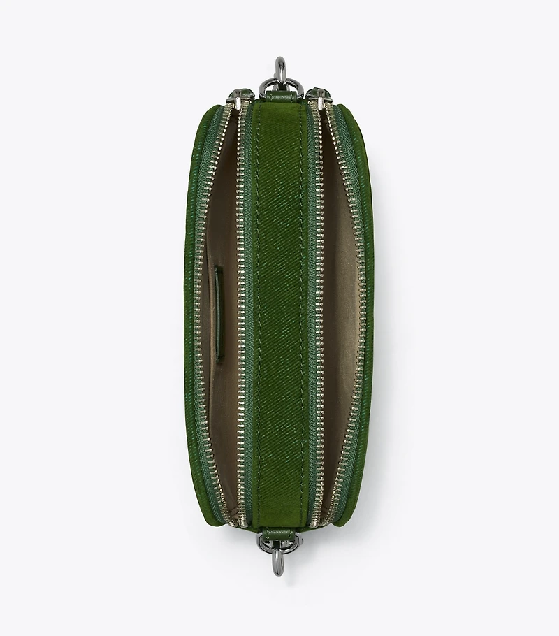 Mini Miller Flocked Crossbody Bag