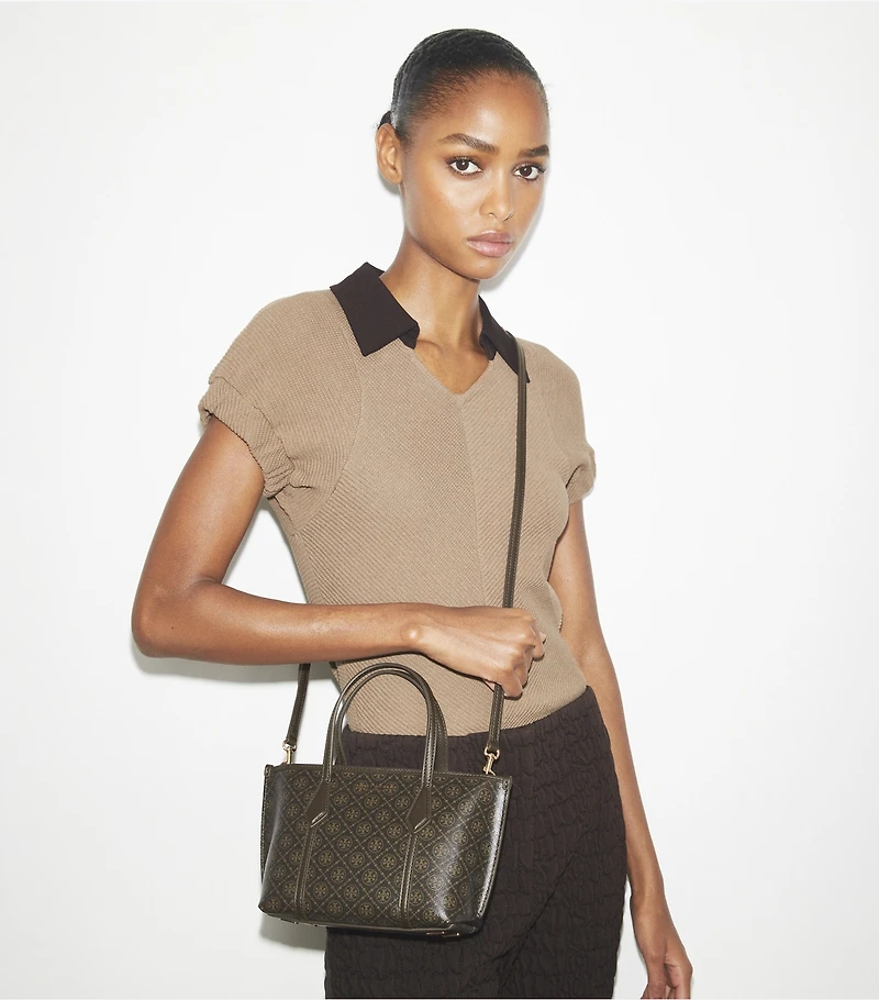 Mini Perry Coated Canvas Tote