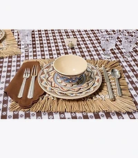 Mochaware Dinner Plate, Set of 2