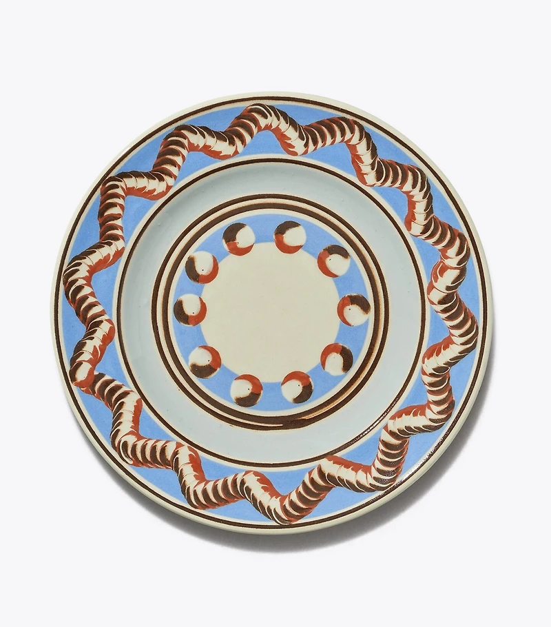 Mochaware Salad Plate, Set of 4