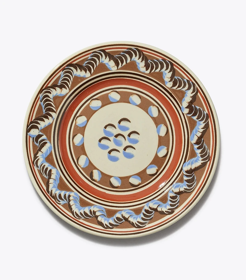 Mochaware Salad Plate, Set of 4