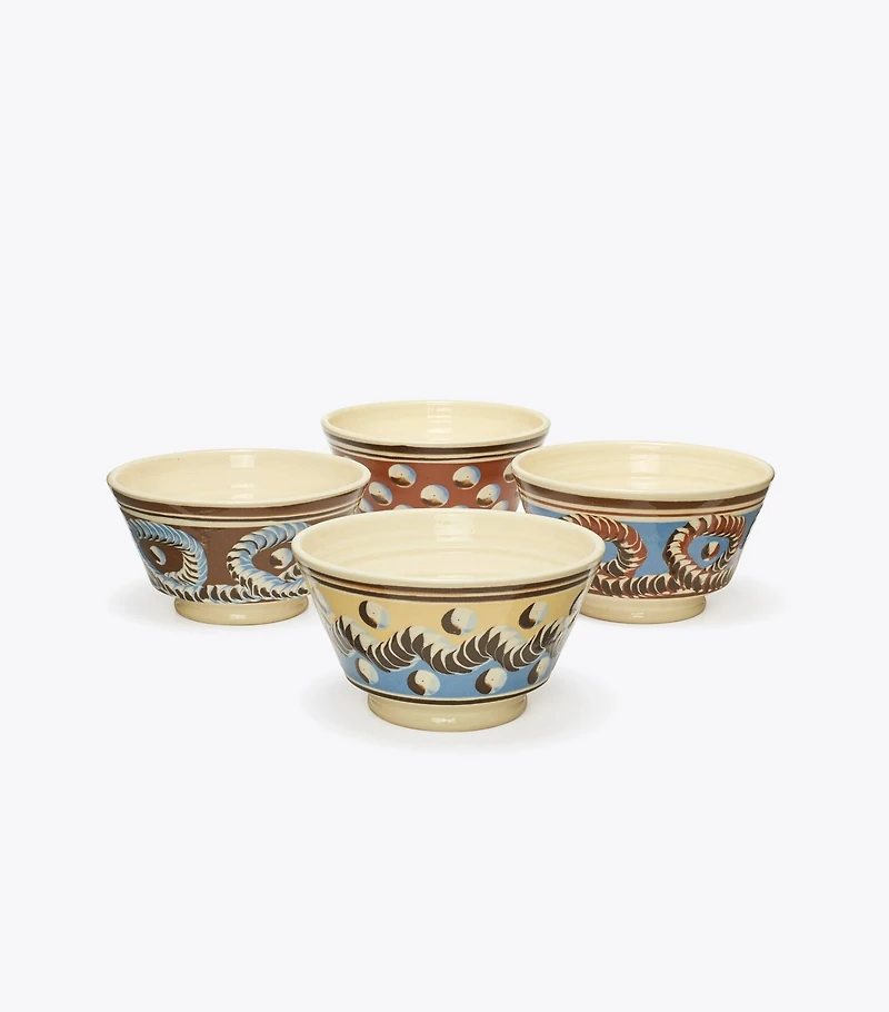 Mochaware Soup Bowl, Set Of 4