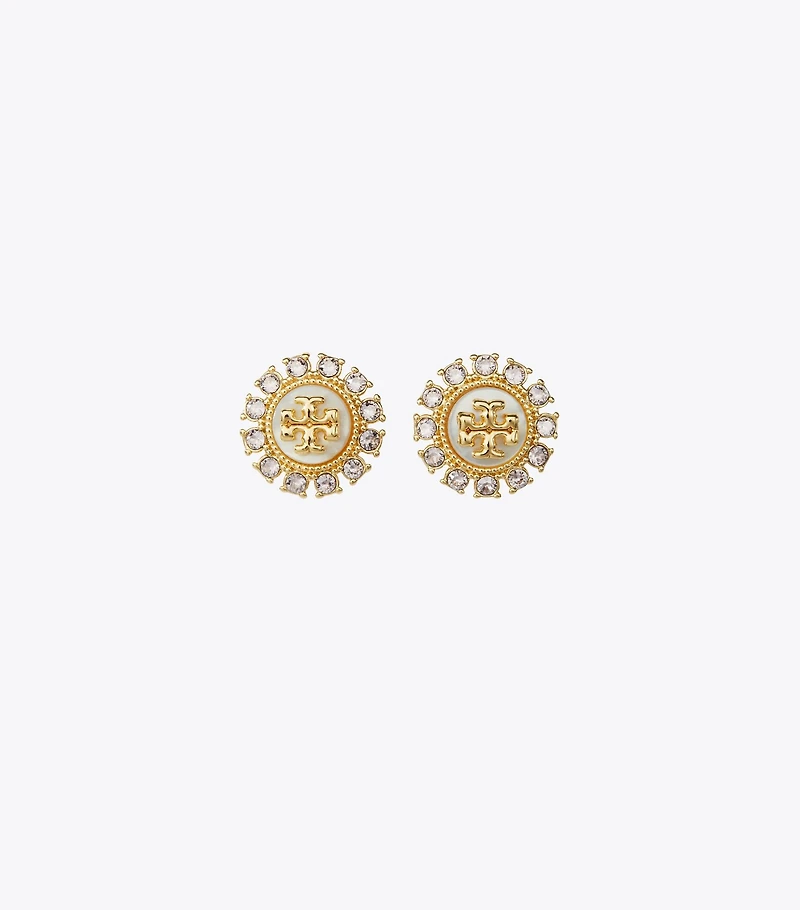 Moondance Crystal Stud Earrings