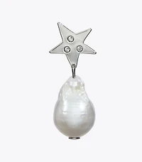 Moondance Pearl and Star Drop Earrings