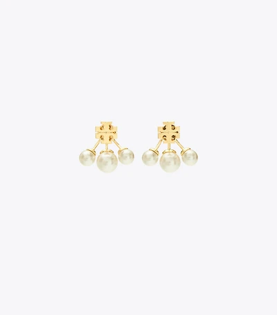 Moondance Pearl Front-Back Earrings