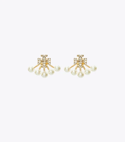 Moondance Pearl Front-Back Earrings