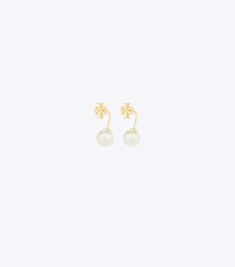 Moondance Pearl Front-Back Earrings