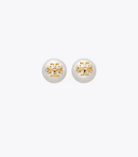 Moondance Pearl Stud Earrings