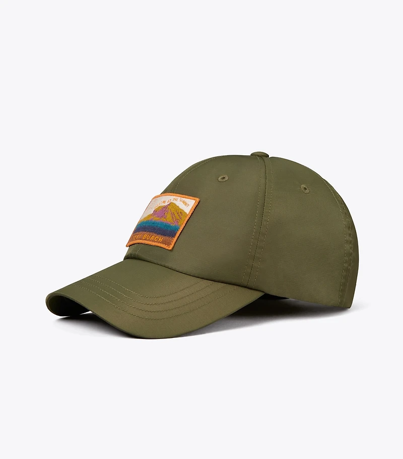 Nylon Baseball Hat with Patch