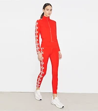 Nylon Logo Zip Top