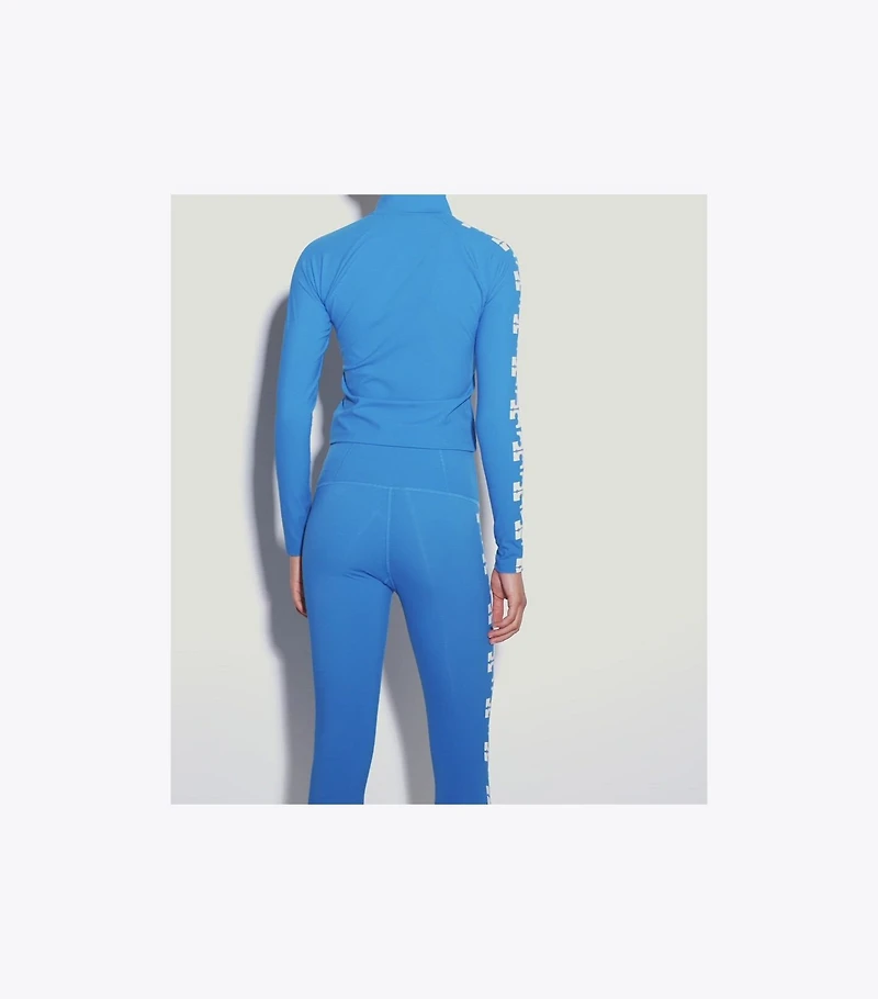 Nylon Logo Zip Top