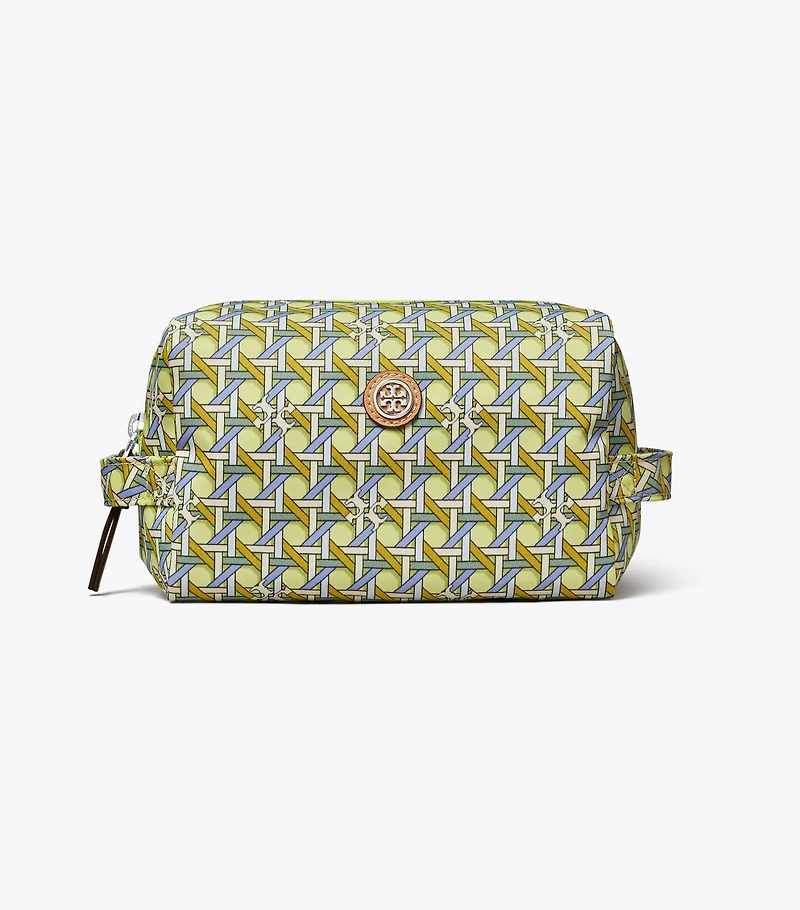 Nylon Printed Large Cosmetic Case