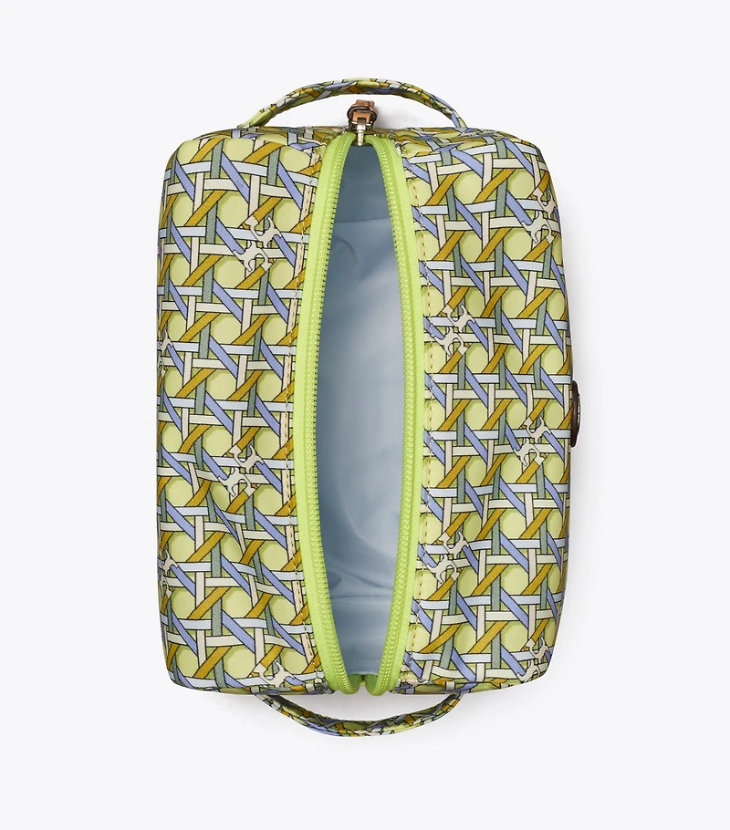 Nylon Printed Large Cosmetic Case