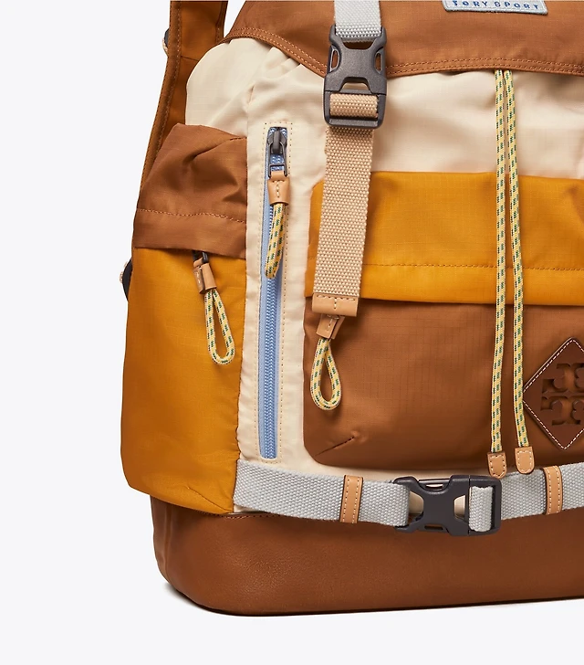 Tory Sport Nylon Ripstop Patch Backpack | The Summit display picture 1