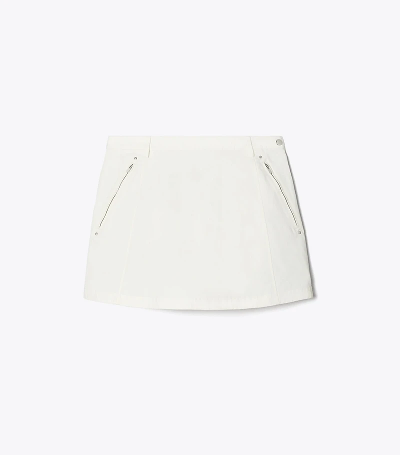 Nylon Twill Skirt