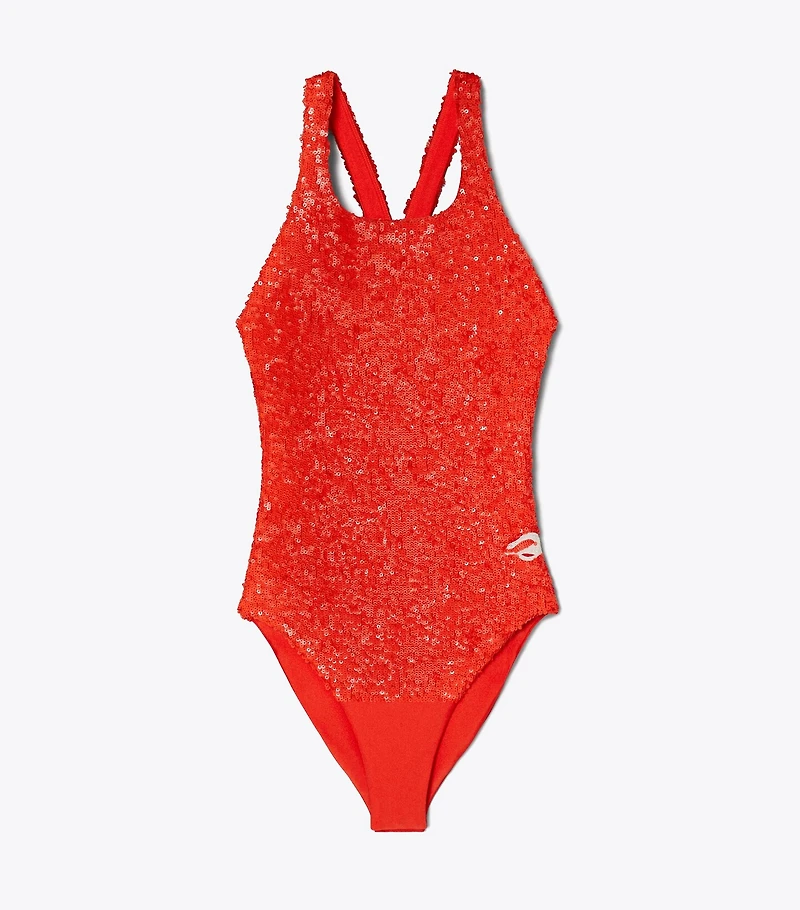 Open-Back Jersey Bodysuit