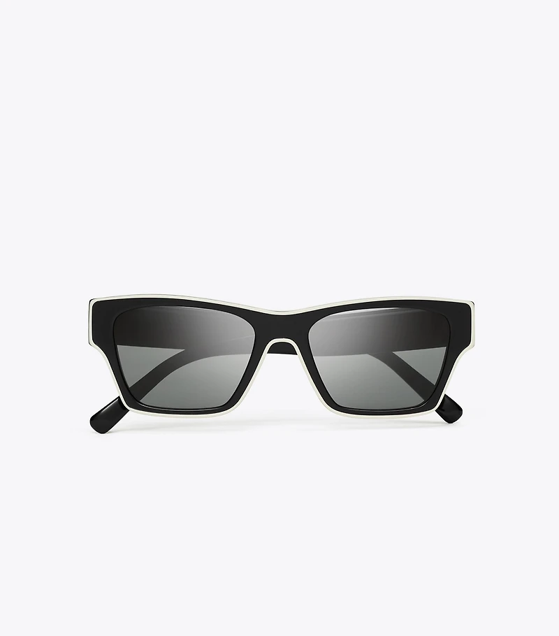 Outlined Rectangle Sunglasses
