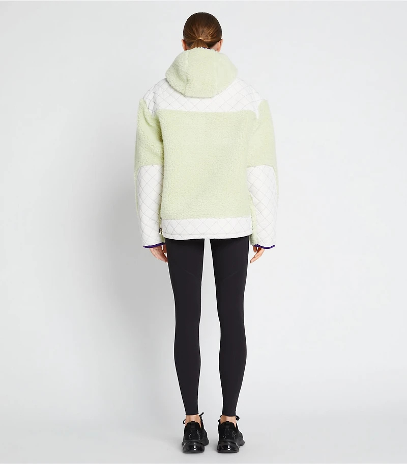 Oversized Fleece Hooded Pullover