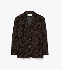 Paisley Wool Blazer
