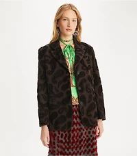 Paisley Wool Blazer