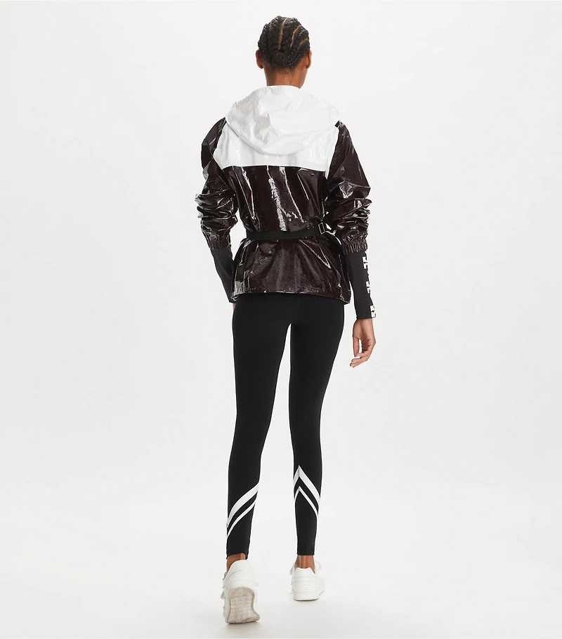 Patent Coated Cotton Anorak