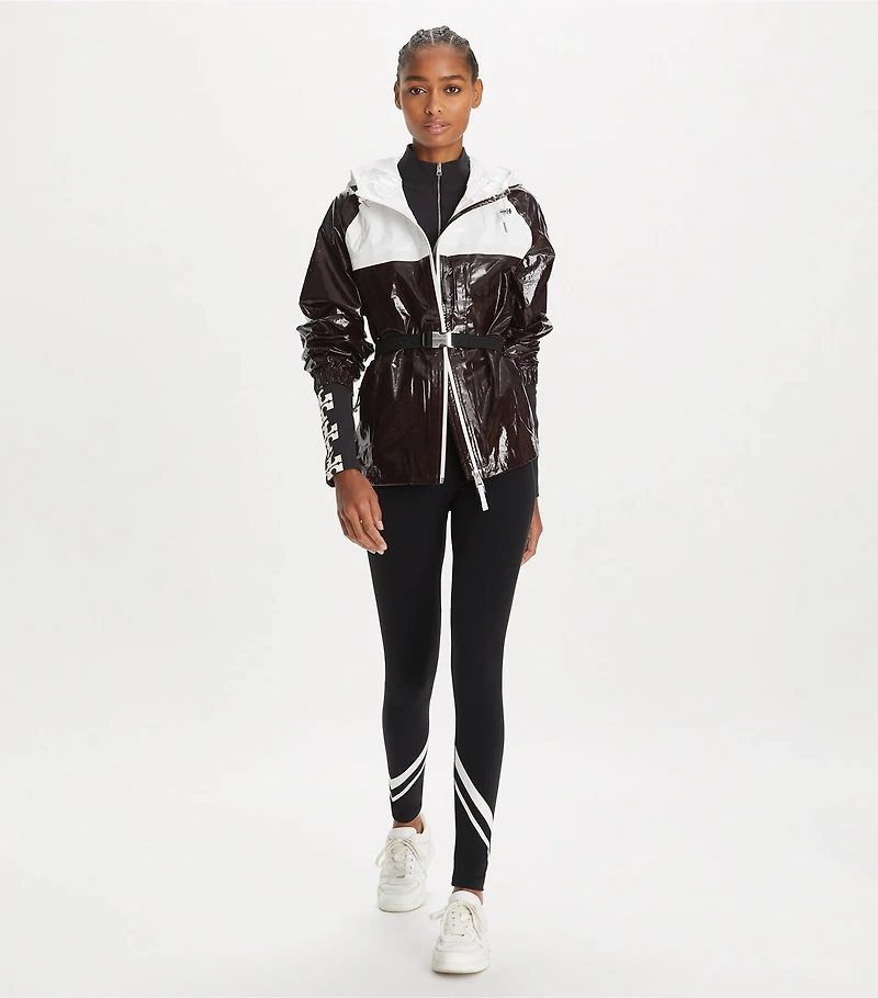 Patent Coated Cotton Anorak