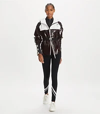 Patent Coated Cotton Anorak