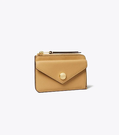 Pebble Envelope Zip Card Case