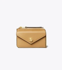 Pebble Envelope Zip Card Case