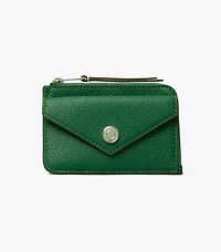 Pebble Envelope Zip Card Case