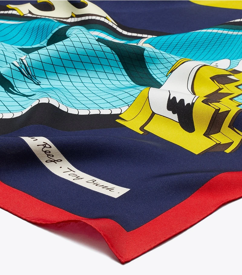 Pelican Reef Silk Neckerchief 