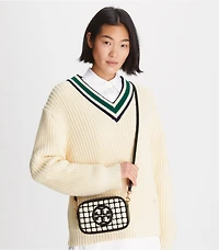 Perry Bombe Patent Whipstitch Mini Bag