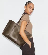 Perry Coated Canvas Tote