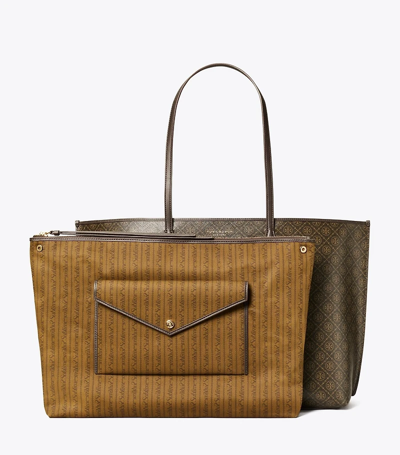 Perry Coated Canvas Tote