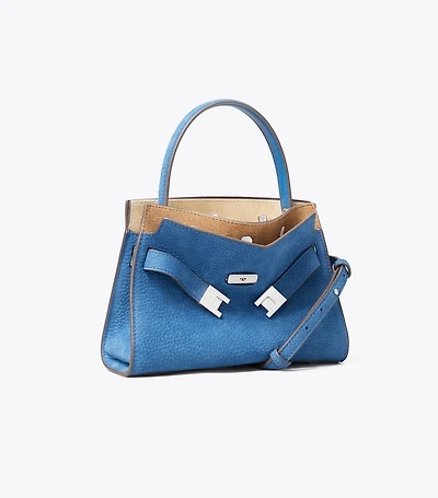 Petite Lee Radziwill Nubuck Double Bag