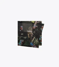 Photo Collage Oversized Silk Square