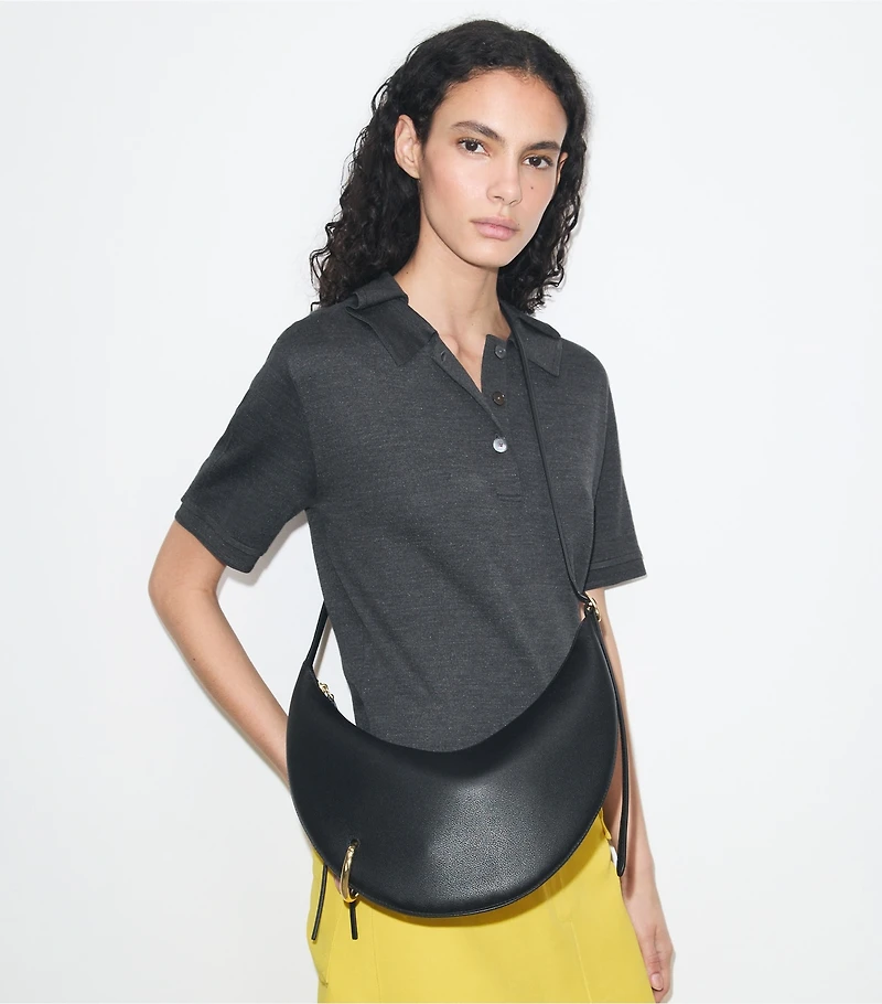 Pierced Crossbody Bag